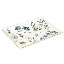 Fresh Herbs 10 in. Assorted Colors EarthenwareRectangular Platter by Certified International 7 Fresh Herbs 10 in. Assorted Colors EarthenwareRectangular Platter by Certified International -Certified International Sales certified international platters 28908 4f 1000