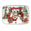 Red Truck Snowman 10 in. Multi-Colored Earthenware Serving Platter by Certified International 1 Red Truck Snowman 10 in. Multi-Colored Earthenware Serving Platter by Certified International -Certified International Sales certified international platters 29008 64 1000