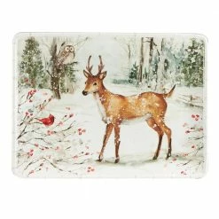 Winter's Walk 12 in. Multi-Colored Earthenware Serving Platter by Certified International -Certified International Sales certified international platters 29022 4f 1000
