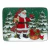 Christmas Lodge Santa 12 in. Multi-Colored Earthenware Serving Platter by Certified International -Certified International Sales certified international platters 29036 64 1000