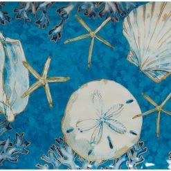 Playa Shells 12.5 in. Multicolored Earthenware Square Platter by Certified International 8 Playa Shells 12.5 in. Multicolored Earthenware Square Platter by Certified International -Certified International Sales certified international platters 37185 4f 1000