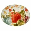 Autumn Harvest 16 in. x 12 in. Multicolored Earthenware Oval Platter by Certified International -Certified International Sales certified international platters 37247 64 1000