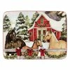 Homestead Christmas 16 in. Multicolored Earthenware Rectangular Platter by Certified International -Certified International Sales certified international platters 37292 64 1000