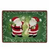 Holiday Magic Santa 14 in. Multicolored Earthenware Rectangular Platter by Certified International