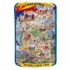 Arizona Souvenir 13 in. x 8 in. Multicolored Earthenware Rectangular Platter by Certified International -Certified International Sales certified international platters 64585 64 1000