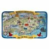 North Carolina Souvenir 13 in. x 8 in. Multicolored Earthenware Rectangular Platter by Certified International -Certified International Sales certified international platters 64593 64 1000