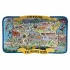 Oregon Souvenir 13 in. x 8 in. Multicolored Earthenware Rectangular Platter by Certified International -Certified International Sales certified international platters 64594 64 1000