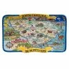 South Carolina Souvenir 13 in. x 8 in. Multicolored Earthenware Rectangular Platter by Certified International -Certified International Sales certified international platters 64595 64 1000