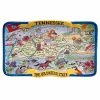 Tennessee Souvenir 13 in. x 8 in. Multicolored Earthenware Rectangular Platter by Certified International -Certified International Sales certified international platters 64596 64 1000