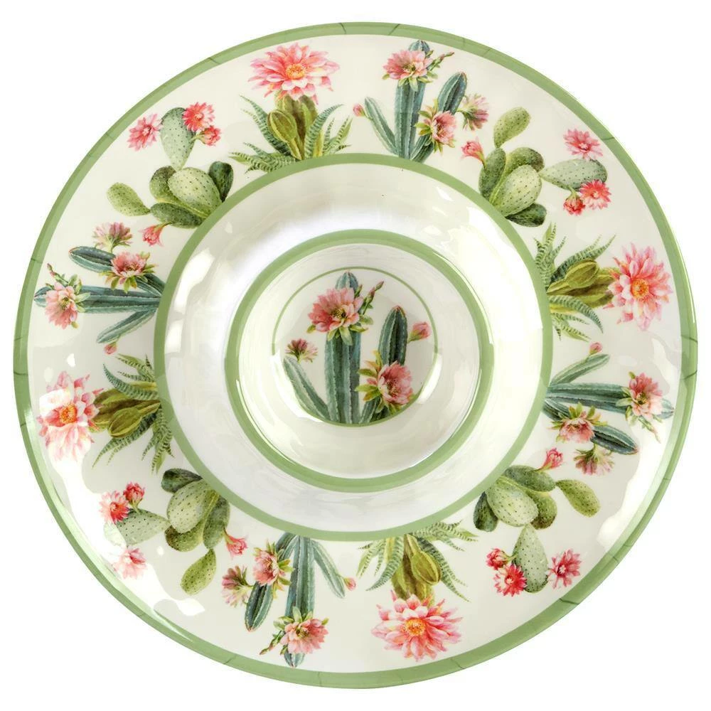 Desert Beauty Hostess Set 14.5 in. Assorted Colors Melamine Platters (Set of 3) by Certified International 4 Desert Beauty Hostess Set 14.5 in. Assorted Colors Melamine Platters (Set of 3) by Certified International - Image 2