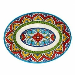 Seville Set 14 in. Assorted Colors Melamine Platters (Set of 2) by Certified International -Certified International Sales certified international platters 92536 4f 1000