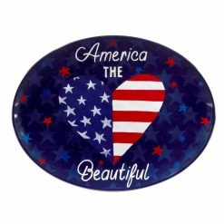 Stars and Stripes Set 14 in. Assorted Colors Melamine Platters (Set of 2) by Certified International 9 Stars and Stripes Set 14 in. Assorted Colors Melamine Platters (Set of 2) by Certified International -Certified International Sales certified international platters 92541 4f 1000