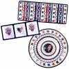 Stars and Stripes Hostess Set 14.5 in. Assorted Colors Melamine Platters (Set of 3) by Certified International