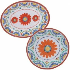 Vera Cruz 2-Piece Melamine Platter Set by Certified International