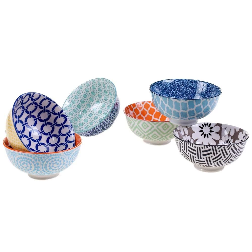 Chelsea Multi-color Bowls (Set of 6) by Certified International 3 Chelsea Multi-color Bowls (Set of 6) by Certified International