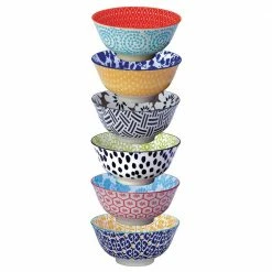 Chelsea Multi-color Bowls (Set of 6) by Certified International