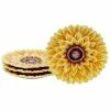 Sunset Sunflower Multi-color 3-D Dessert Plate (Set of 4) by Certified International 1 Sunset Sunflower Multi-color 3-D Dessert Plate (Set of 4) by Certified International -Certified International Sales multi color certified international salad plates dessert plates 22236set4 64 1000