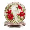 Winter's Medley Multi-Colored Dinner Plates Set of 4 by Certified International -Certified International Sales multi colored certified international dinner plates 28985set4 64 1000