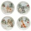 Winter's Walk Multi-Colored Dessert Plates Set of 4 by Certified International -Certified International Sales multi colored certified international salad plates dessert plates 29016set4 64 1000