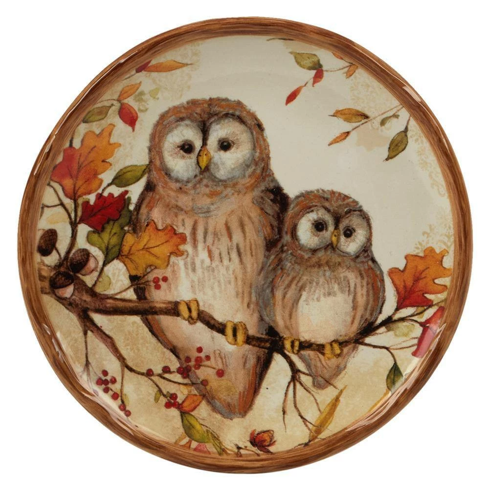 Pine Forest 6 in. Multicolored Canape Plates (Set of 4) by Certified International 7 Pine Forest 6 in. Multicolored Canape Plates (Set of 4) by Certified International - Image 5