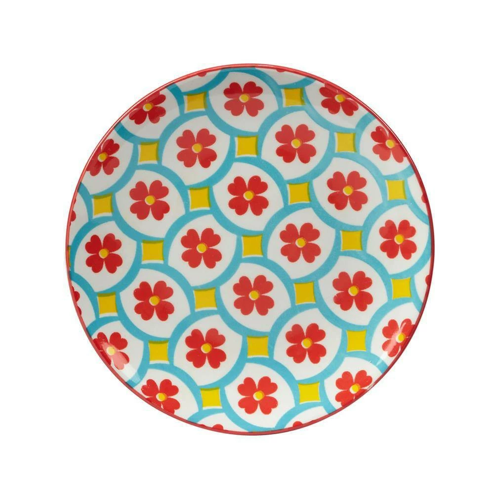 Damask Floral 6 in. Multicolored Canape Plate (Set of 6) by Certified International 9 Damask Floral 6 in. Multicolored Canape Plate (Set of 6) by Certified International - Image 7