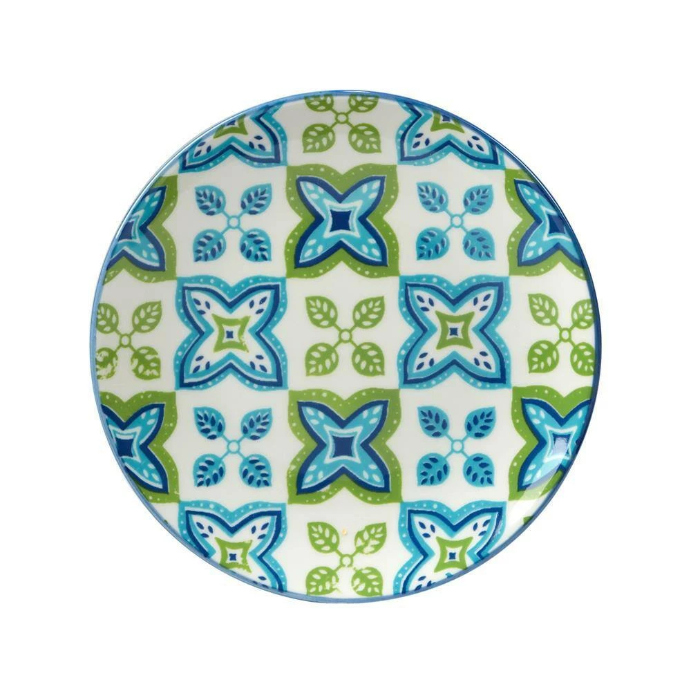 Damask Floral 6 in. Multicolored Canape Plate (Set of 6) by Certified International 4 Damask Floral 6 in. Multicolored Canape Plate (Set of 6) by Certified International - Image 2