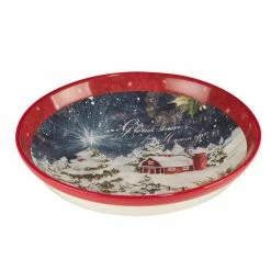 Silent Night 13 in. 128 fl.oz. Multi-Colored Earthenware Serving Bowl by Certified International 7 Silent Night 13 in. 128 fl.oz. Multi-Colored Earthenware Serving Bowl by Certified International -Certified International Sales multi colored certified international serving bowls 28975 4f 1000