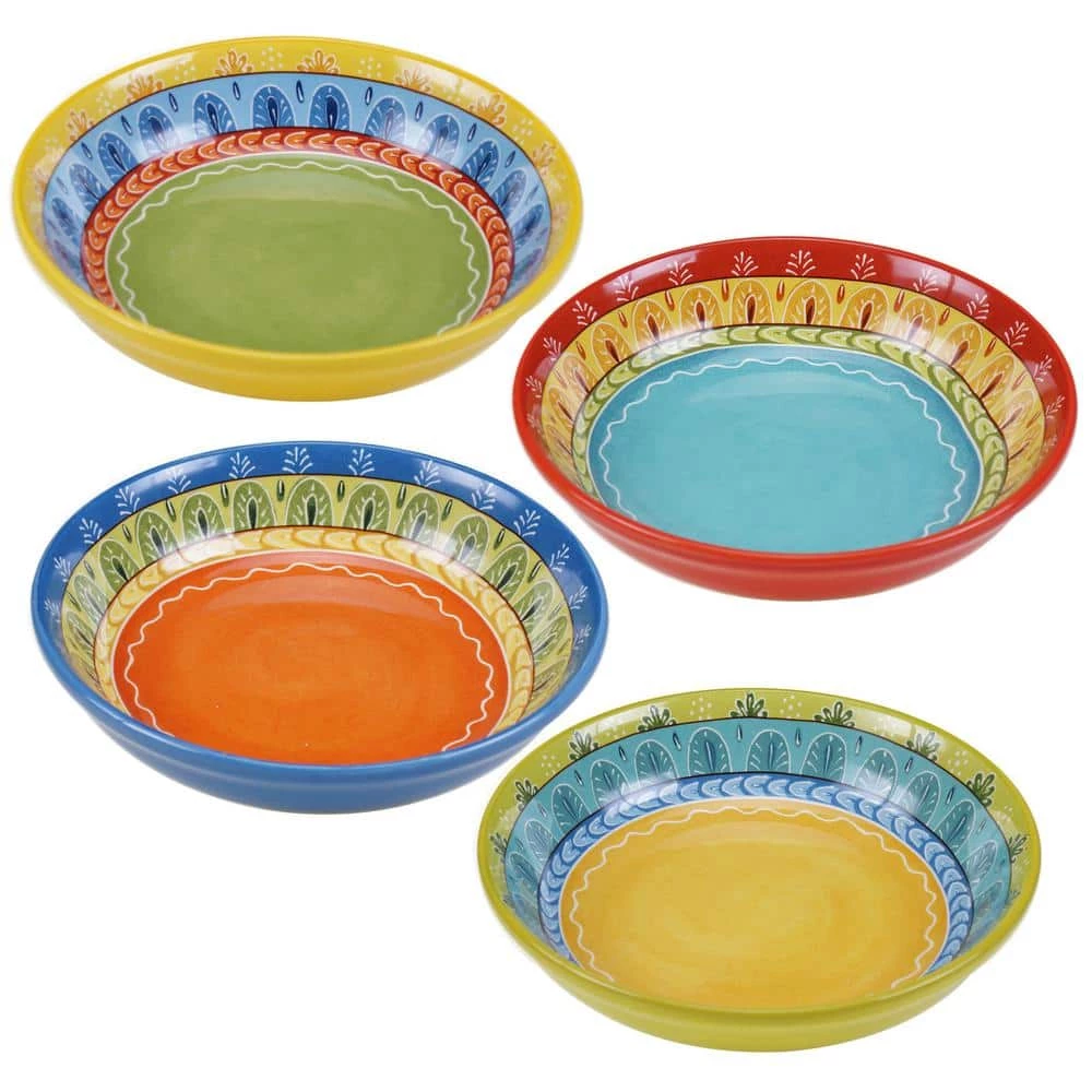 Valencia 9.25 in. Soup/Pasta bowl (Set of 4) by Certified International 3 Valencia 9.25 in. Soup/Pasta bowl (Set of 4) by Certified International