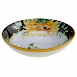 Sunflower Fields 13 in. Multicolored Serving/Pasta Bowl by Certified International