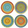 Valencia 8.75 in. Salad/Dessert Plate (Set of 4) by Certified International 2 Valencia 8.75 in. Salad/Dessert Plate (Set of 4) by Certified International -Certified International Sales multicolor certified international salad plates dessert plates 14177set 4 64 1000