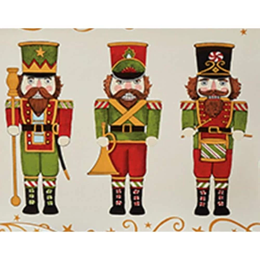 Holiday Magic Nutcracker 9 in. Multicolored Earthenware Dessert Plate (Set of 4) by Certified International 5 Holiday Magic Nutcracker 9 in. Multicolored Earthenware Dessert Plate (Set of 4) by Certified International - Image 3