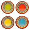Tequila Sunrise 9 in. Multi-Colored Salad and Dessert Plate (Set of 4) by Certified International 1 Tequila Sunrise 9 in. Multi-Colored Salad and Dessert Plate (Set of 4) by Certified International -Certified International Sales multicolor certified international salad plates dessert plates 43531set 4 64 1000