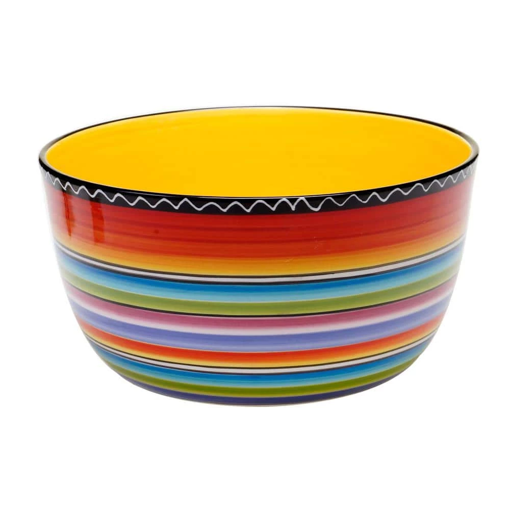Tequila Sunrise Deep Serving Bowl by Certified International 3 Tequila Sunrise Deep Serving Bowl by Certified International