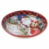 Magic of Christmas Santa 128 oz. Multicolored Earthenware Serving Bowl by Certified International -Certified International Sales multicolored certified international bowls 28290 64 1000