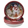 Magic Of Christmas Snowman 36 oz. Multicolored Earthenware Soup Bowl (Set of 4) by Certified International -Certified International Sales multicolored certified international bowls 28304set4 64 1000