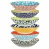 Chelsea Multicolored Porcelain 9 in. 32 oz. Dinner Bowls (Set of 6) by Certified International -Certified International Sales multicolored certified international bowls 89670 64 1000