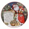 Magic Of Christmas Santa Multicolored Earthenware 12 in. Pass Along Plate by Certified International 1 Magic Of Christmas Santa Multicolored Earthenware 12 in. Pass Along Plate by Certified International -Certified International Sales multicolored certified international dinner plates 28292 64 1000