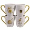 Bee Sweet 4-Piece Seasonal Multicolored Earthenware 22 oz. Mug Set (Service for 4) by Certified International 2 Bee Sweet 4-Piece Seasonal Multicolored Earthenware 22 oz. Mug Set (Service for 4) by Certified International -Certified International Sales multicolored certified international dinnerware sets 28142set4 64 1000