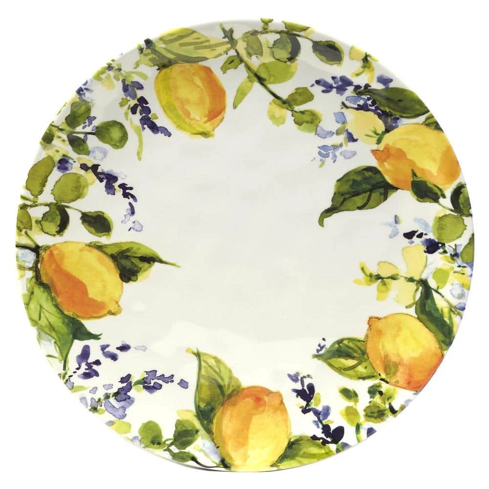 Lemon Zest 12-Piece Melamine Dinnerware Set (Service Set for 4) by Certified International 4 Lemon Zest 12-Piece Melamine Dinnerware Set (Service Set for 4) by Certified International - Image 2
