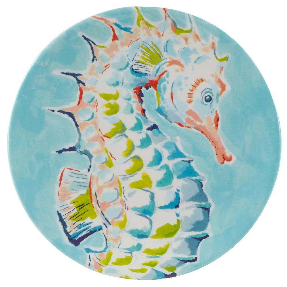 Deep Sea 12-Piece Multicolored Melamine Dinnerware Set (Service for 4) by Certified International 5 Deep Sea 12-Piece Multicolored Melamine Dinnerware Set (Service for 4) by Certified International - Image 3