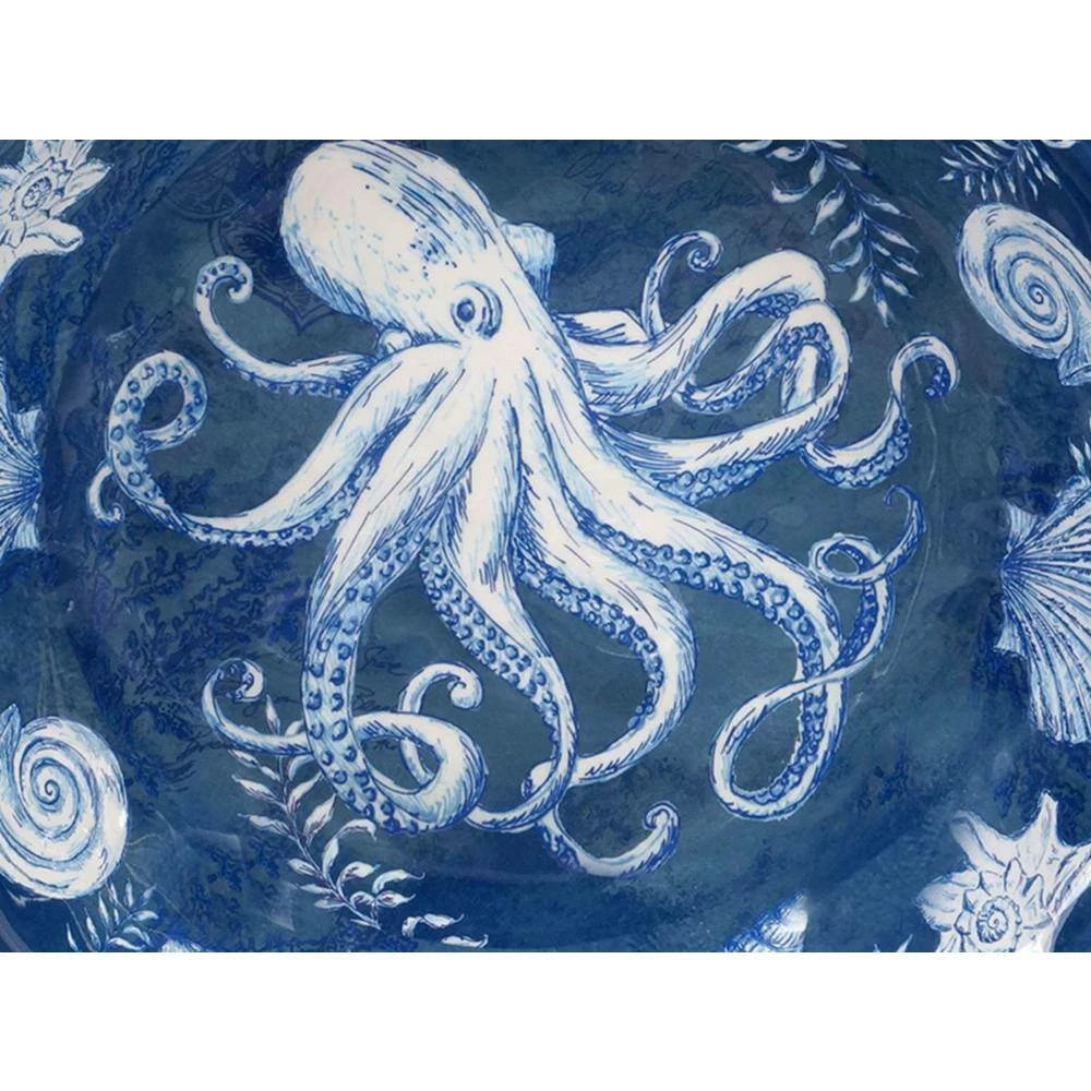 Oceanic 2-Piece Seasonal Multicolored Melamine 14 and 18 in. Platter Set by Certified International 4 Oceanic 2-Piece Seasonal Multicolored Melamine 14 and 18 in. Platter Set by Certified International - Image 2