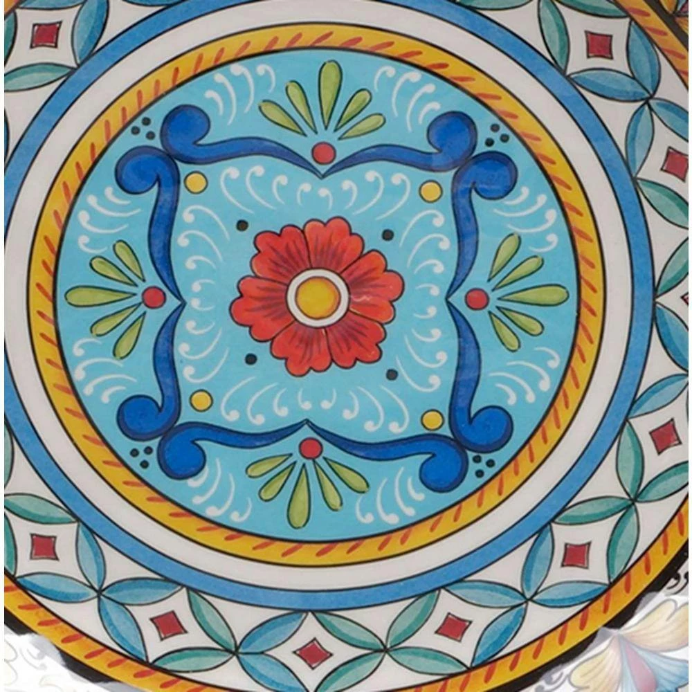 Portofino 2-Piece Seasonal Multicolored Melamine 14 and 18 in. Platter Set by Certified International 4 Portofino 2-Piece Seasonal Multicolored Melamine 14 and 18 in. Platter Set by Certified International - Image 2