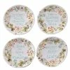 6 in. Christmas Story Multicolored Earthenware Canape Plate (Set of 4) by Certified International -Certified International Sales multicolored certified international salad plates dessert plates 28375set4 64 1000