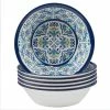 Mosaic Multicolored Melamine All Purpose Bowl 22 oz. 7.5 in. x 2 in. (Set of 6) by Certified International -Certified International Sales multicolored certified international serving bowls 32772set6 64 1000