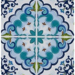 Mosaic 5-Piece Multicolored Melamine 13.75 in. 128 oz. and 7.25 in. 22 oz. Salad/Serving Bowl Set by Certified International -Certified International Sales multicolored certified international serving bowls 32776 4f 1000