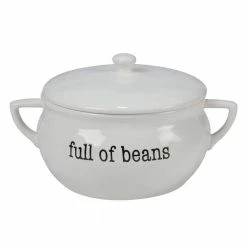 Just Words 11 in. 84 oz. Multi-Colored Bean Pot by Certified International