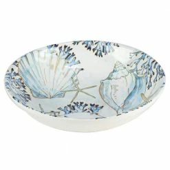Playa Shells 144 oz. 13 in. Multicolor Eathenware Serving Bowl by Certified International