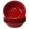 6-Piece Red Bowl Set by Certified International -Certified International Sales red certified international bowls 19991set 6 64 1000