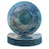 Radiance Multicolor Salad Plate (Set of 6) by Certified International 2 Radiance Multicolor Salad Plate (Set of 6) by Certified International -Certified International Sales teal certified international salad plates dessert plates 23931set6 64 1000